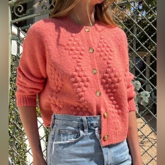 THE GREAT Cardigan Sweater Size 0. - Picture 4 of 6